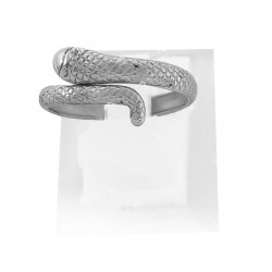Anillo Cobra Corto Escamas.