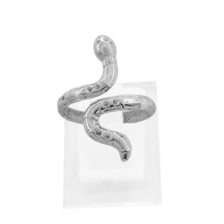 Anillo Cobra Corto Decorado.