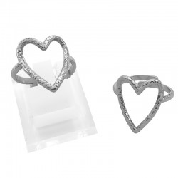 Anillo Corazon Calado.