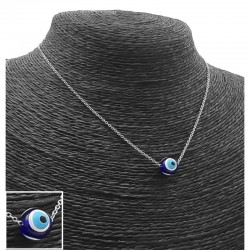 Collar Ojo Turco Azul 42 cms.