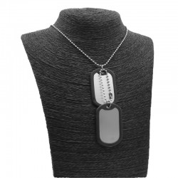 Collar Chapa Doble...