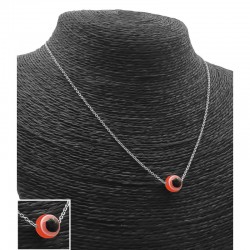 Collar Ojo Turco Rojo 42 cms.