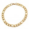 Pulsera Figaro 7 mm, 19 cms.