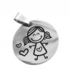 Dije Nena Redondo 2,5 cms.