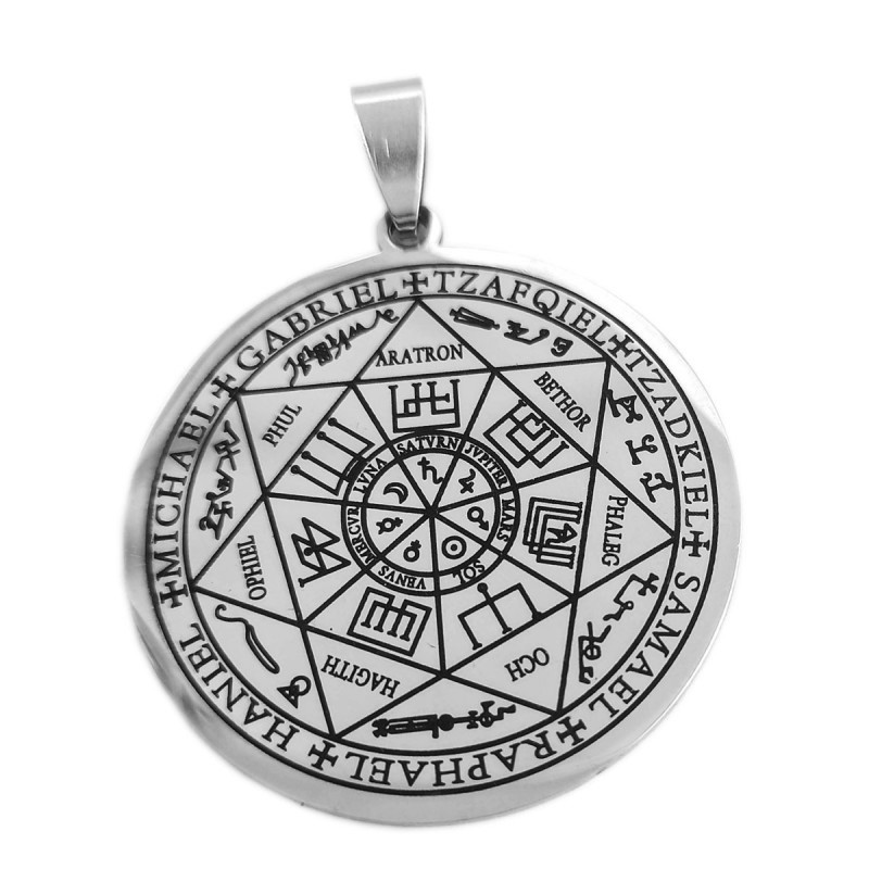 Dije Proteccion 7 Arcangeles 3,5 cms.