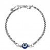 Pulsera Rolo Cuadrada con Ojo 18cms + 4 cms.