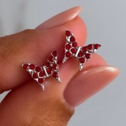 Aros Mariposa Roja.