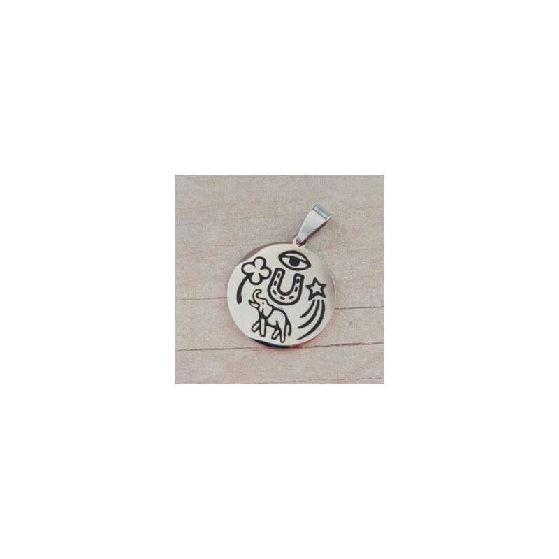 Dije Talisman Suerte 2,5 cms.