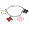 Pulsera Flores VC Multicolor 19 cms.