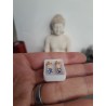 Abridor Enchapado en Oro 24K Piedra Celeste.